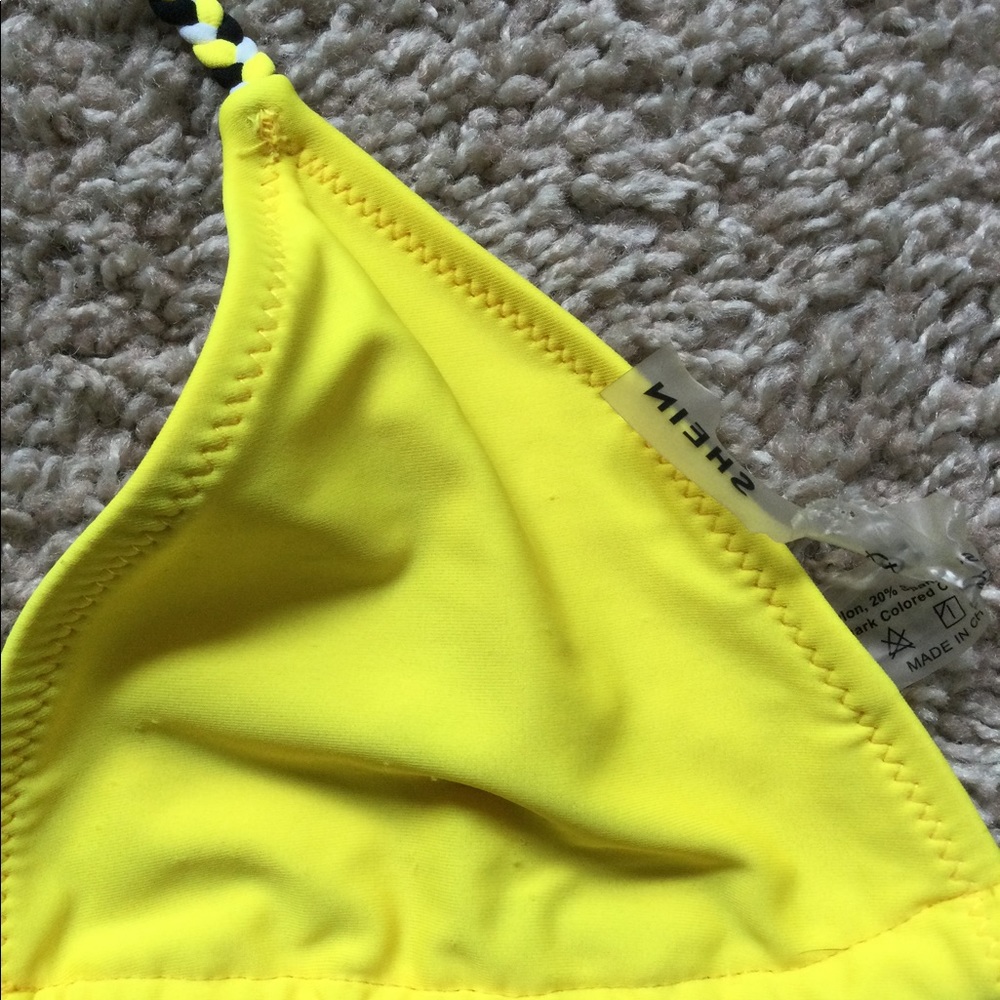 π₯π₯HOST PICπ₯π₯ SHEIN Yellow Frilly Bikini - Picture 14 of 16
